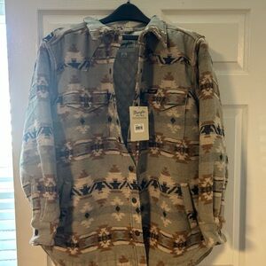 Women’s Aztec Patterned Wrangler Retro